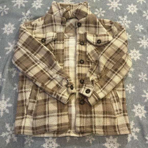 Plaid Button-Up Jacket - Picture 1 of 1